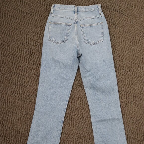 Agolde Pinch Waist High Rise Kick - Riptide Size 24 - Picture 8 of 11